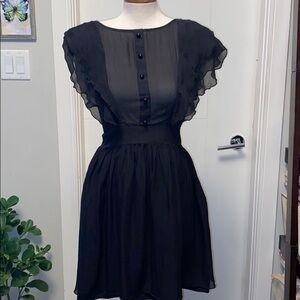 Valerie Dumaine silk babydoll dress